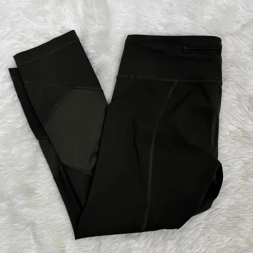 Lululemon  Pace Rival Crop Full-On Luxtreme 22" Dark Olive Legging Size 6 - Image 6