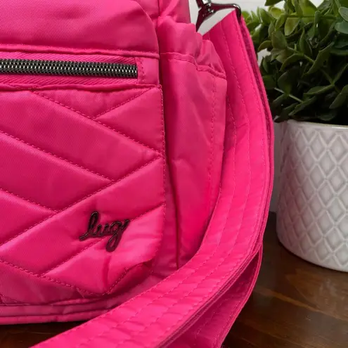 NEW Lug Alpine Crossbody Bag Hot Pink Magenta