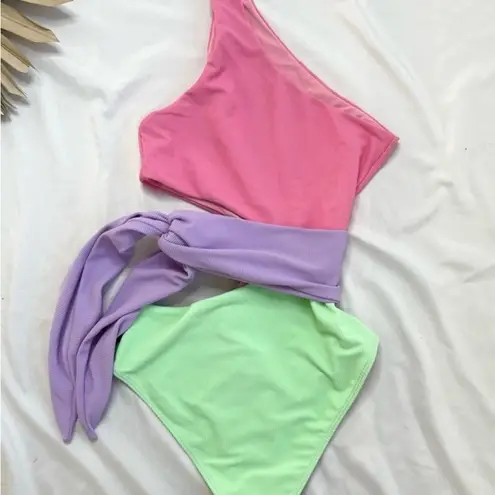 Beach Riot pastel Carlie one piece swimsuit