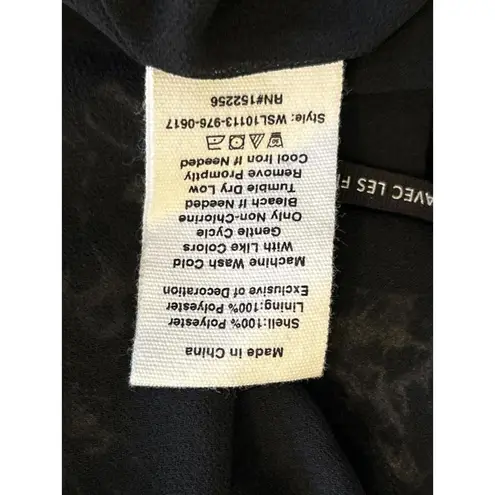 Avec Les Filles NWT Womens Top Large Animal Print One Shoulder Cami Bohochic