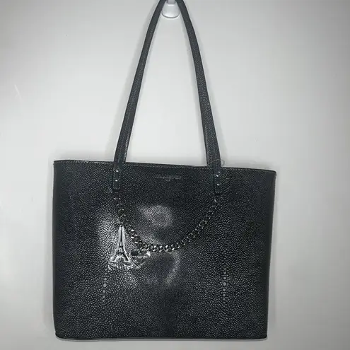 Karl Lagerfeld Maybelle Grey Faux Snakeskin Tote NWT $228 Retail
