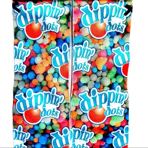 Odd Sox Dippin Dots Crew Socks Mens Womens Ice Cream Colorful Novelty Fun Gift Blue