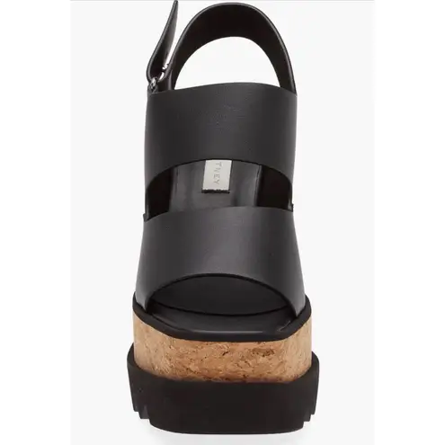 Stella McCartney NIB SneakelysePlatform Wedge Sandal Black Sz9.5 $795