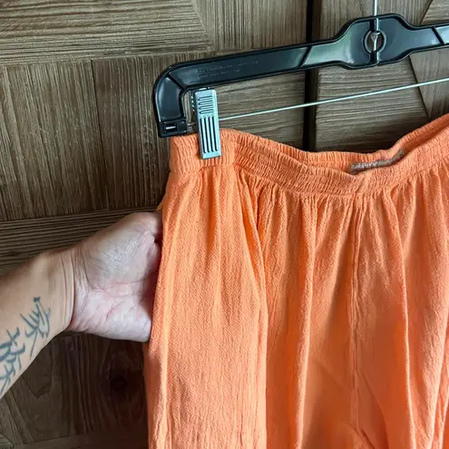 NWT Manta Del Lago Womens Casual Pants Sz XL Orange Straight Leg Boho