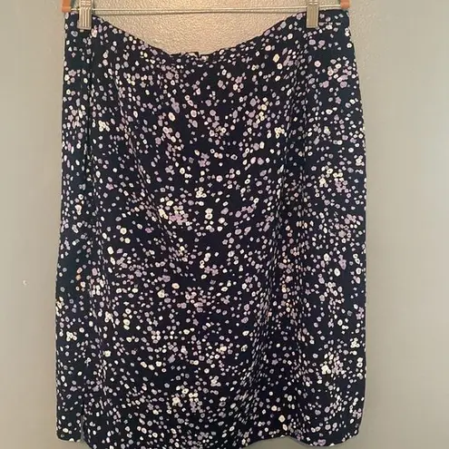 Pendleton Vintage  Micro Floral Pencil Skirt   