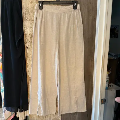 Habitat Beige Linen Blend Trousers