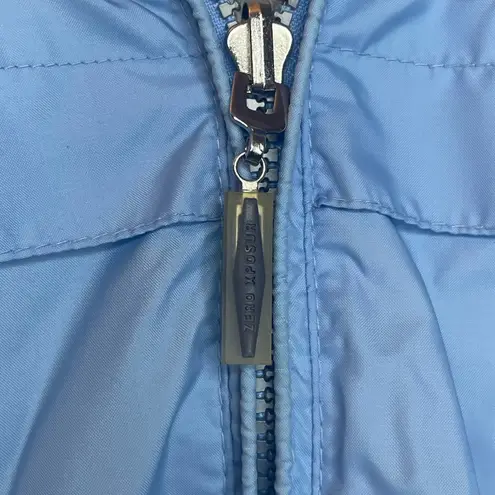 ZeroXposur Vintage Reversible Blue and Gray Windbreaker Cotton Hoodie