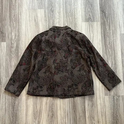 Christopher & Banks Christopher Banks Paisley Printed Blazer XL