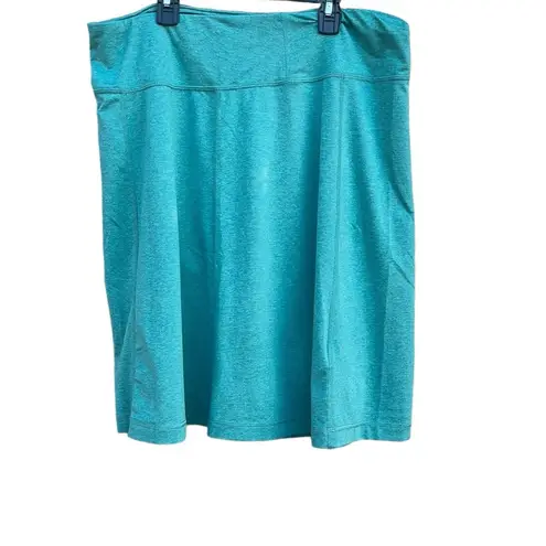 Patagonia  teal blue pencil casual skirt size large