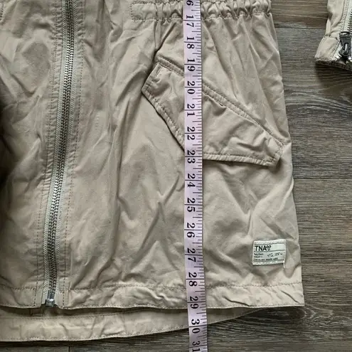 Aritzia TNA Tan Hooded Jacket M Size M