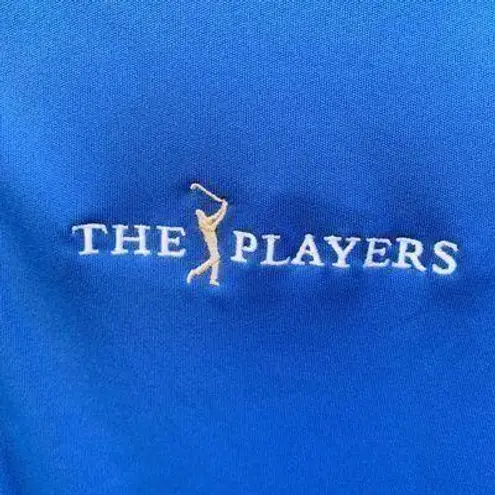 The Players Golf Polo Blue Size M