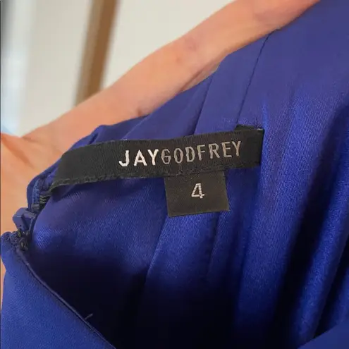 Jay Godfrey Watters Gown size 4 royal blue dress