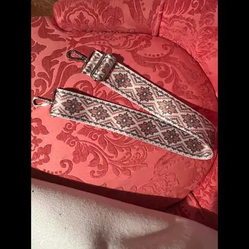 Trendy Bohemian Style Bag Strap with Antique Design Pink