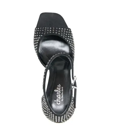 Charles by Charles David NEW Gossip BLACK RHINESTONE Sandal
