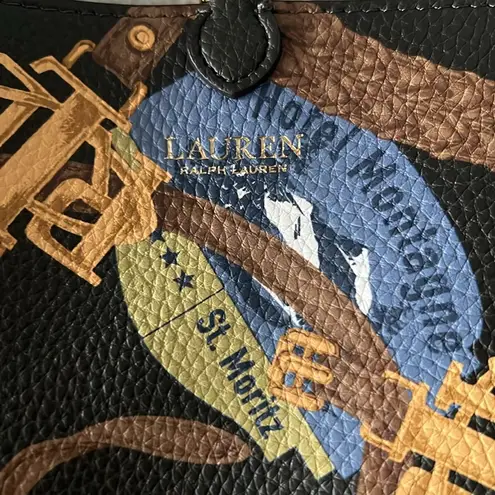 Lauren Ralph Lauren Large Reversible Tote Bag in Dark Olive/Belting Print, NWT Green - Image 8