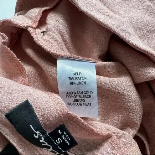 Lulus  Ayla Blush Pink Tie-Front Mini Skirt Size Small NWT - Image 7