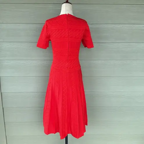 Carolina Herrera Pointelle Knit Dress