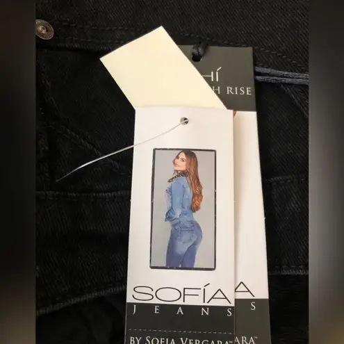 Sofia Vergara Womens Black Jean Shorts Size 18 Womens Cut Offs High Rise New