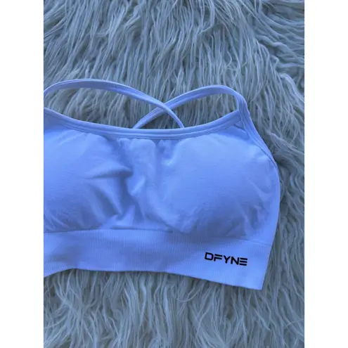 Dfyne Dynamic Backless Sports Bra White Size XS