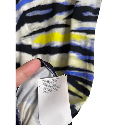 Just Cavalli Abstract Print Bodycon Mini Dress Multi Color Womans 42