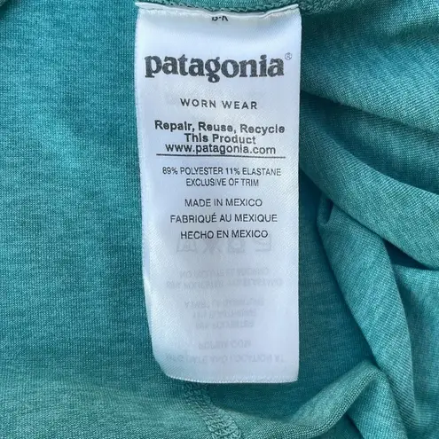 Patagonia  teal blue pencil casual skirt size large