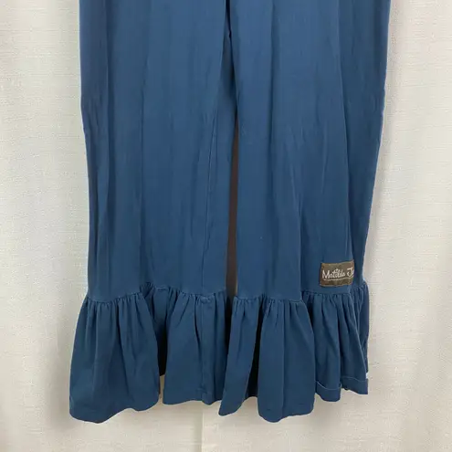 Matilda Jane Blue Big Ruffle Pants Sz.S