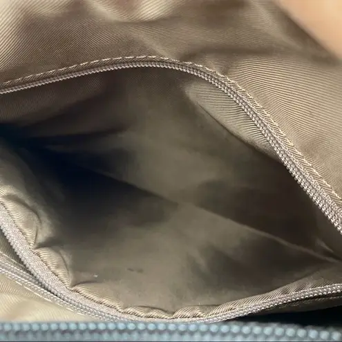 The Sak Elliott Luca Brown Crochet Knit Adjustable Strap Shoulder Bag