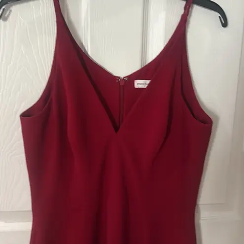 Dress the Population red Midi Dress size medium