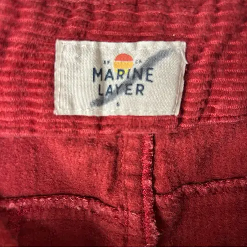 Marine layer | Tally Pant In Rosewood Wide Leg Corduroy Pants Size 6