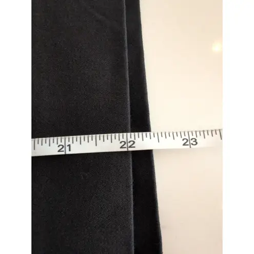 Tahari Woman Black Cotton Stretch Pencil Skirt Size 14