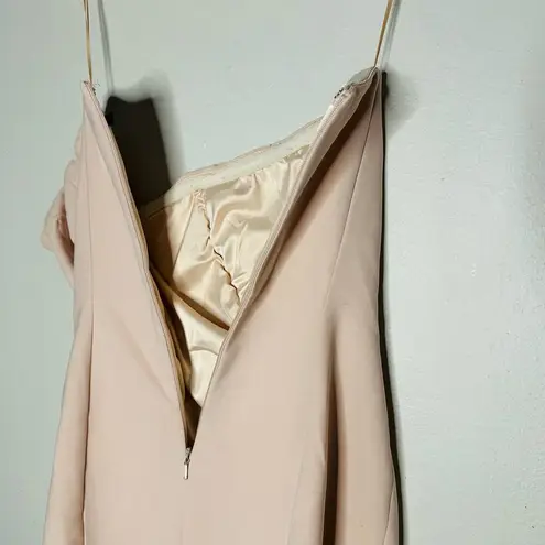 Jay Godfrey Women's Pink Blush Thompson Strapless Midi Dress Size 0