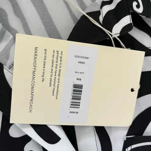 Mara Hoffman Abbie kaftan Shirt dress Sz XXS Linen Blend Cover Up Lagenlook