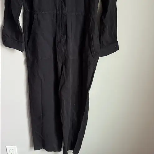 Outerknown NEW Station Coverall Jumpsuit Zippered Black Small