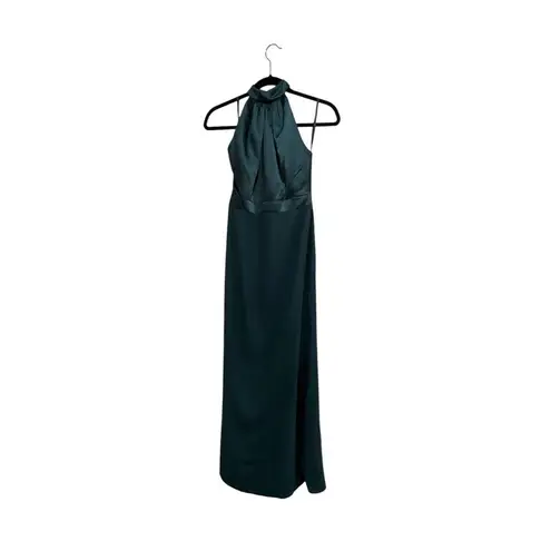 After Six Open Back Maxi Dress Women's Green 4R