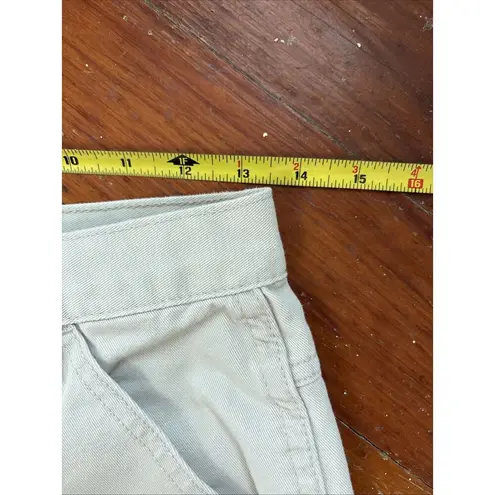 l.e.i. Juniors Shorts Size 5 Tan Cargo Tan Beige Cotton Mid Rise Pockets Zip Brown