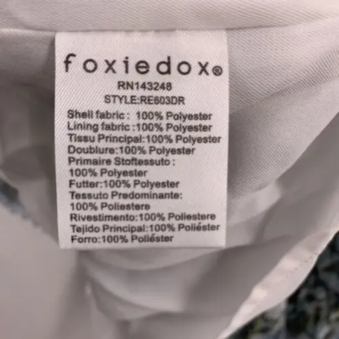 Foxiedox Dress Lexie Cold Shoulder Floral Wrap Coquette Summer New Medium - Image 7