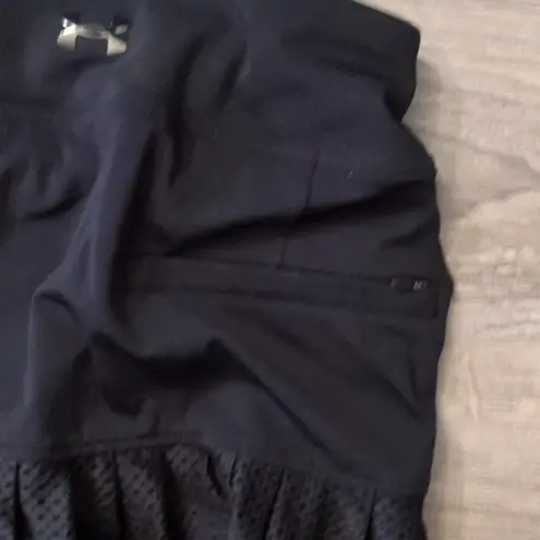 Under Armour Womens Links Knit Mesh Golf Skort In Black Size XS