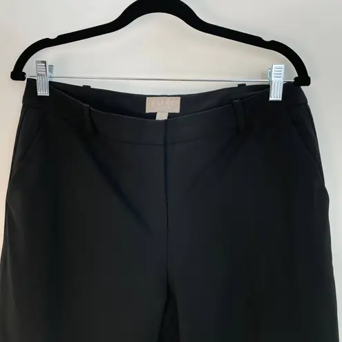 Pure Collection Women's Black Wool Blended Career Twill Dress Pants Size 6
