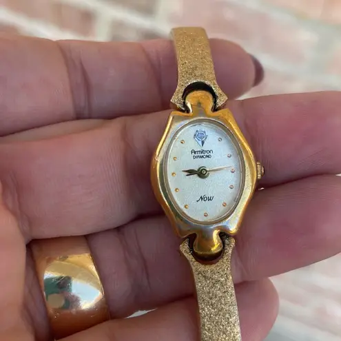 Armitron Now Diamond Accented Dial Gold