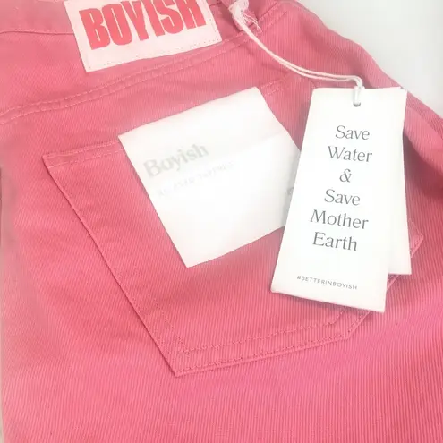Boyish Toby Jeans Pretty in Pink Button Fly Size 28 High Waist