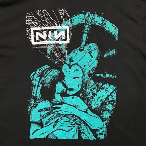 Nine Inch Nails With Teeth Tour Rock Band T-Shirt Size Large