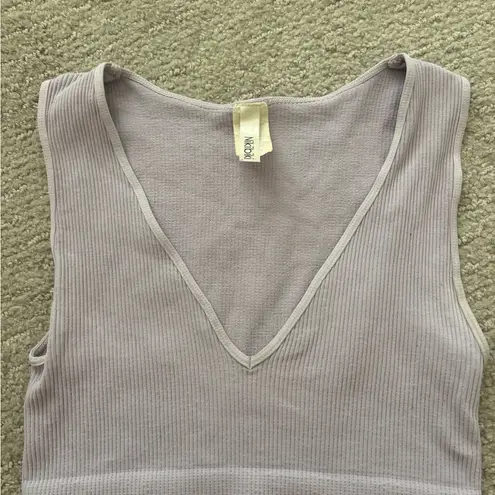 NIKIBIKI Purple Crop Tank Top Fitted