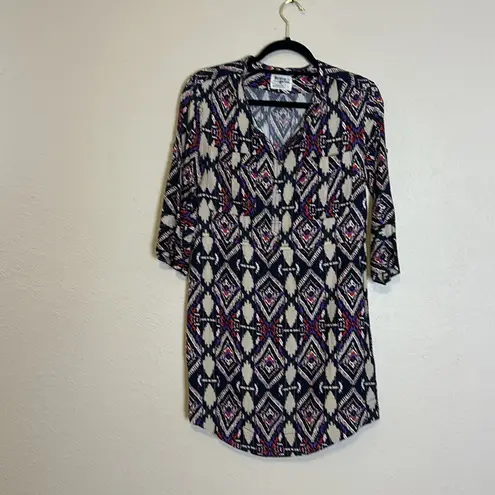 Anthropologie  Holding Horses Mira Ikat shirt dress Size 0‎