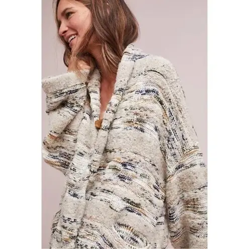 Moth Anthropologie Chloe Knit Open Front Cardigan Sweater Size Small