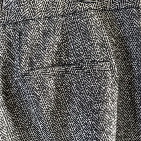 Investments  PETITES Gray Herringbone Tweed Dress Pants Trousers Size 14PS