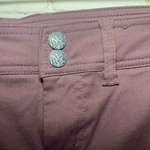 prAna ✨ Skort Maroon Red Brown Mini Skirt Womens Outdoor Hiking Travel Casual 4