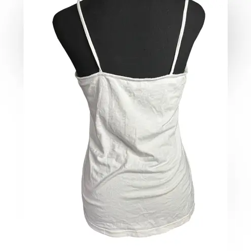 Time and Tru White Camisole Top