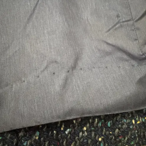 Paul Levy 1970s 1980s Long Wool Navy Confetti Chevron Print Coat Women’s Sz L Size L