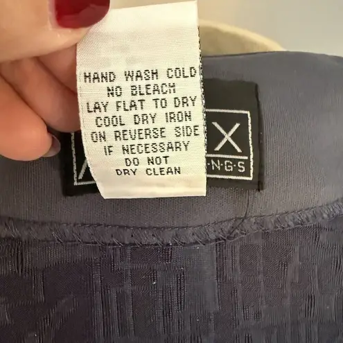 Alex Evenings Sz 10 Blue Mother Bride/Groom Formal Dress Sparkle Bolero Jacket