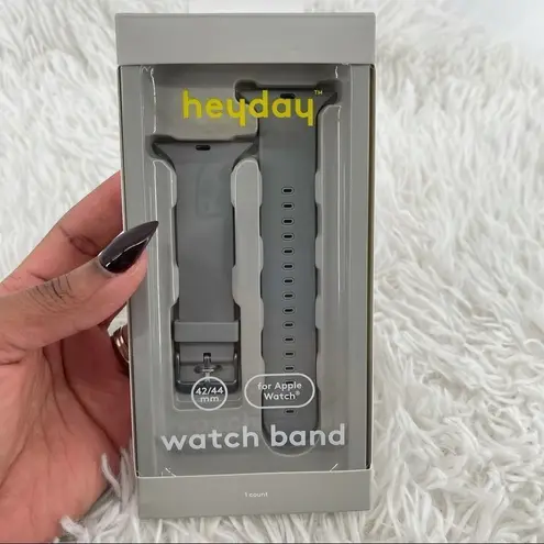 Heyday NEW  Apple Watch Light Gray Casual Silicone Band 42/44mm